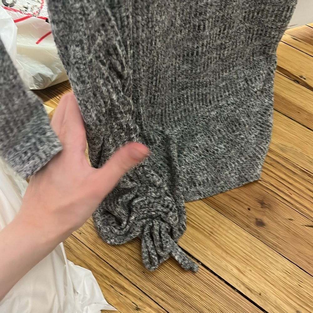 Girls Ribbed Knot Dress - Picture 3 of 5